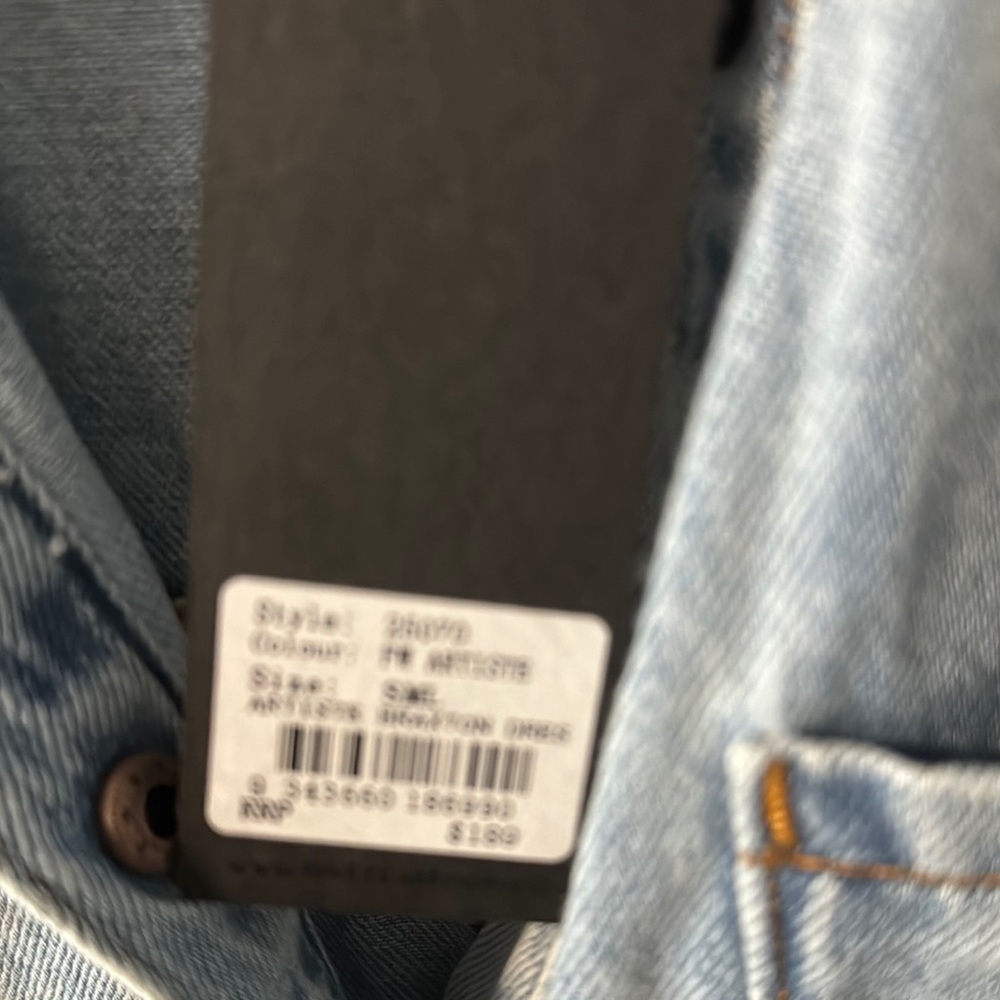 One Teaspoon Multicolored Midi Buttoned Frayed Dr… - image 4